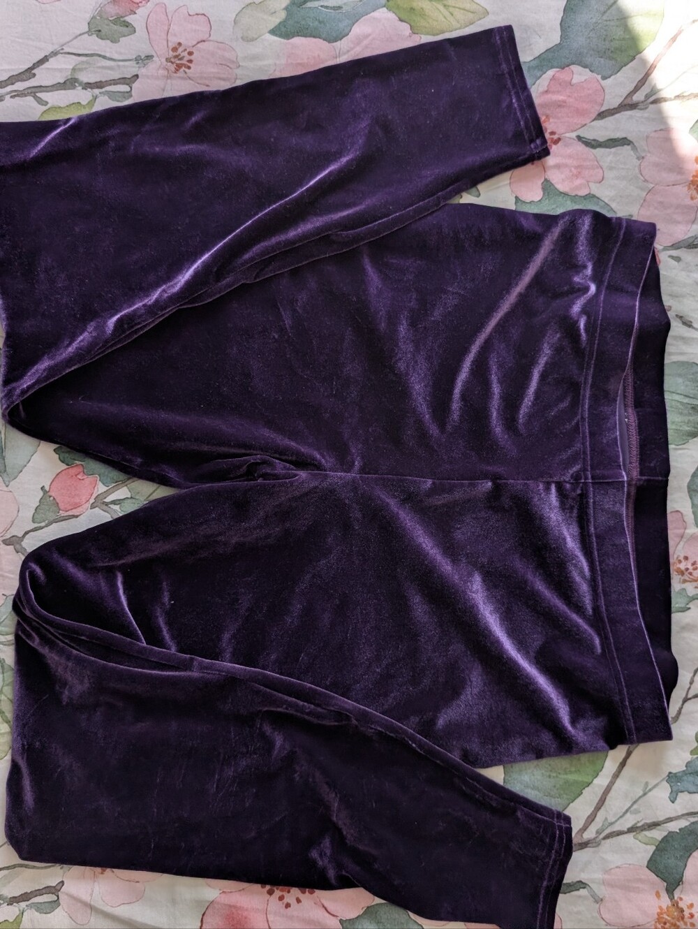 Black Milk Velvet Purple Leggings